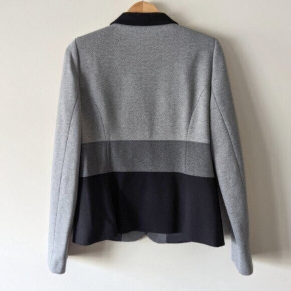 Laura colourblock gray blazer jacket - Picture 2 of 5